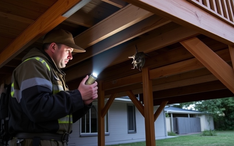 Under Deck Possum Removal in Knoxfield